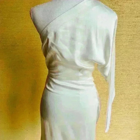 NEW! Elliatt Zelda Satiny One Shoulder Dress - Picture 3 of 11